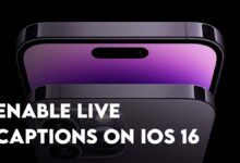 Enable Live Captions on iOS 16
