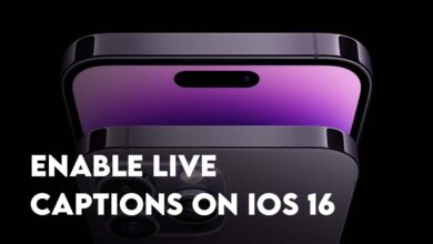 Enable Live Captions on iOS 16