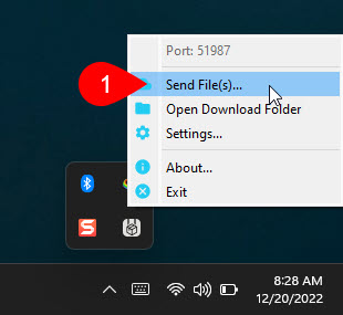 AirDrop from iPhone to Windows
