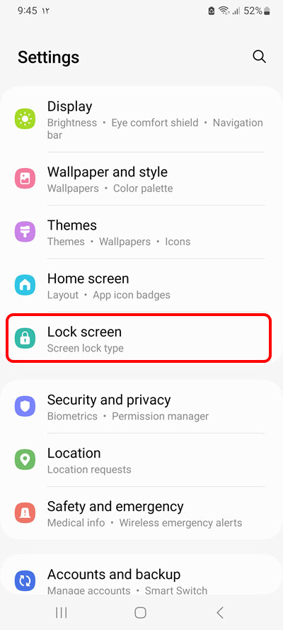 Add Custom Text on Samsung Lock Screen
