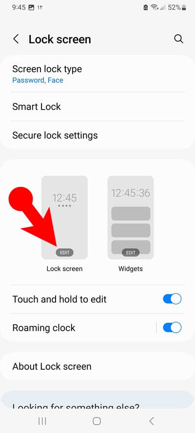 Add Custom Text on Samsung Lock Screen