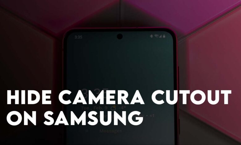 Hide Camera Cutout on Samsung